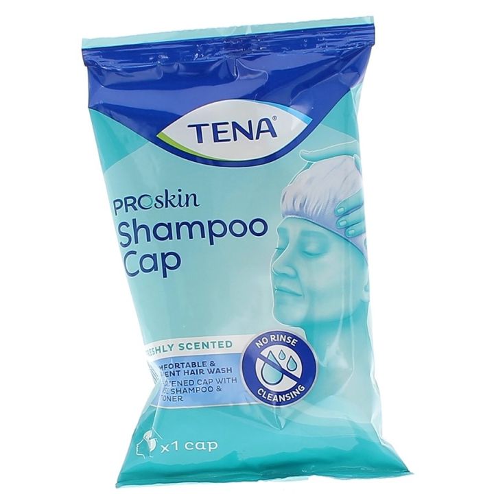 Shampoo Cap proskin Tena - 1 coiffe lavante jetable