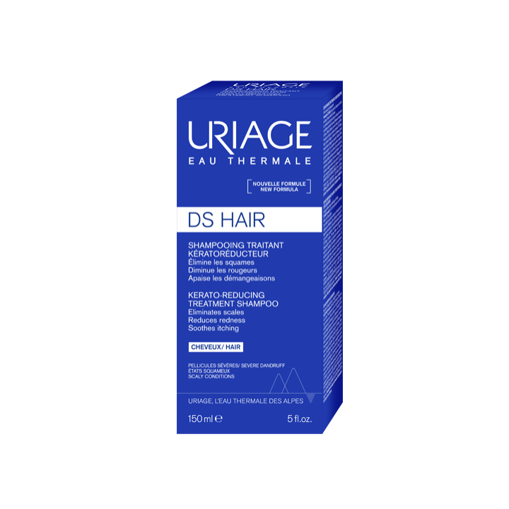 DS Hair Shampooing traitant k&eacute;rator&eacute;ducteur Uriage - tube de 150 ml
