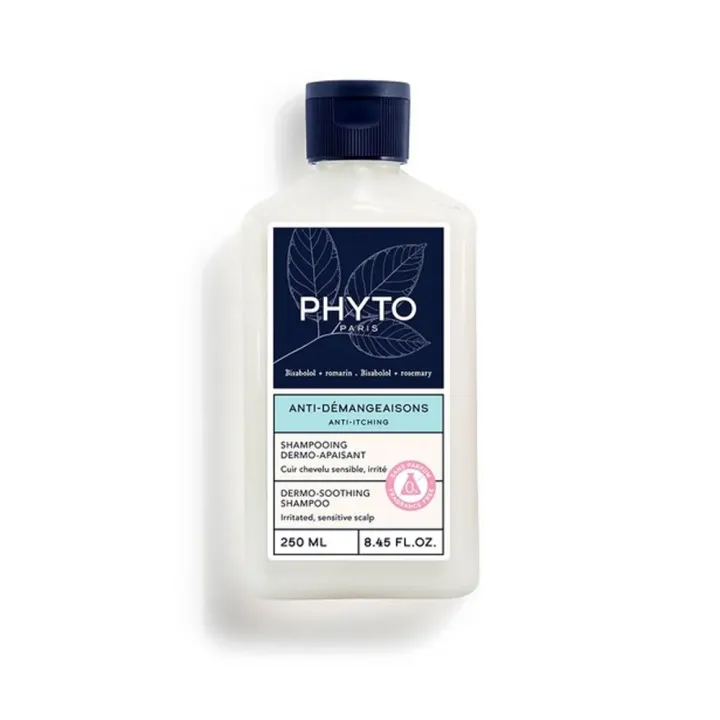 Shampooing anti-d&eacute;mangeaisons dermo-apaisant Phyto - flacon de 250ml