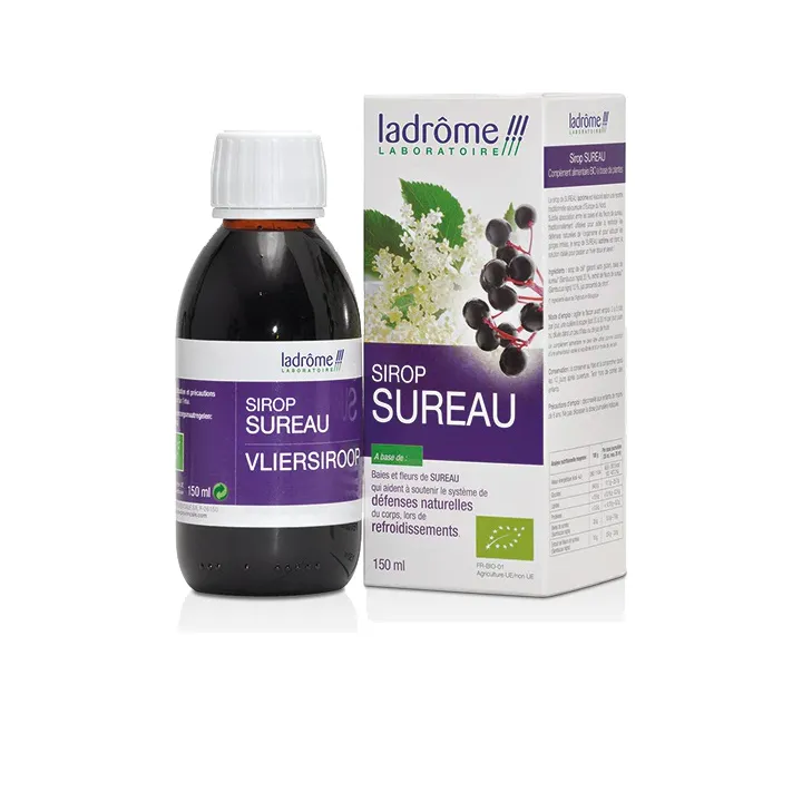 Sirop de sureau bio Ladr&ocirc;me - flacon de 150ml
