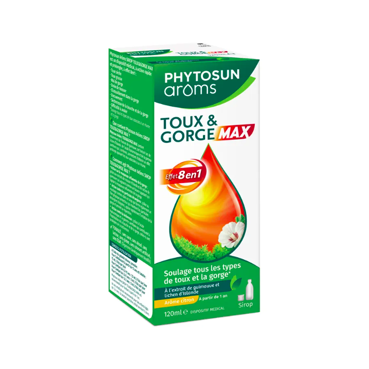 Sirop toux & gorge max Phytosun Aroms - flacon de 120ml