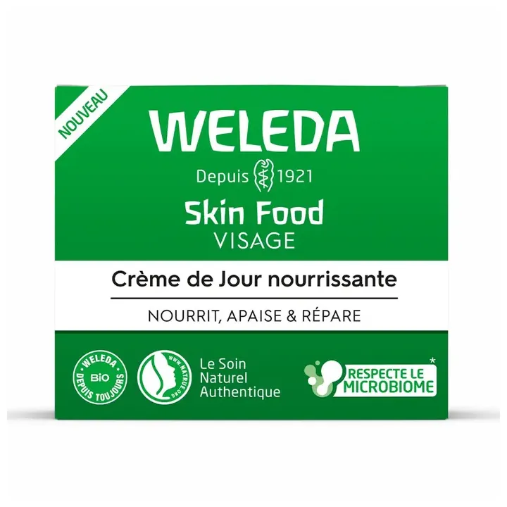 Skin Food Cr&egrave;me de jour nourrissante Weleda - pot de 40ml