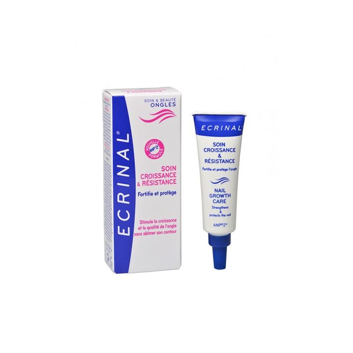 Soin croissance & r&eacute;sistance ongles Ecrinal - tube de 10 ml