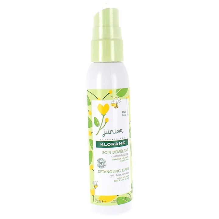 Soin d&eacute;m&ecirc;lant au miel d'acacia junior Klorane - spray de 125 ml