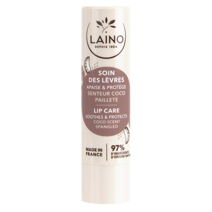 Soin des l&egrave;vres parfum coco Laino - 1 stick de 4 g