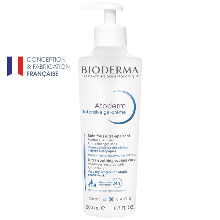 Atoderm Soin frais ultra-apaisant intensive gel-cr&egrave;me Bioderma - flacon de 200ml