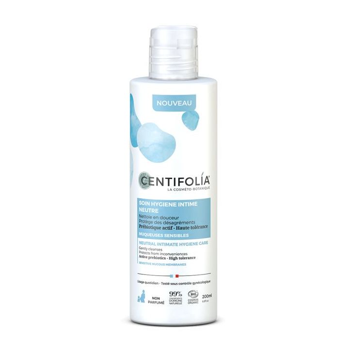 Soin hygi&egrave;ne intime neutre bio Centifolia - flacon de 200ml