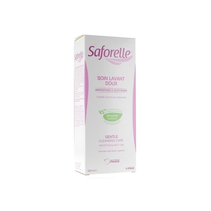 Soin lavant doux toilette intime et corporelle Saforelle - tube de 500 ml