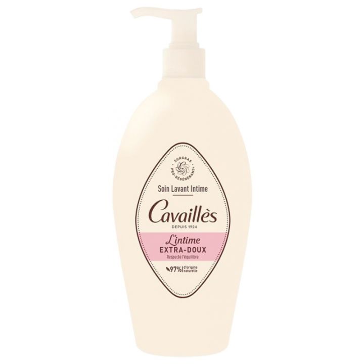 Soin toilette intime extra-doux Rog&eacute; Cavaill&egrave;s - flacon-pompe de 500 ml