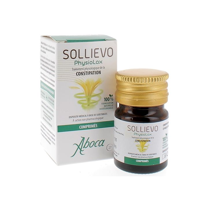 Sollievo PhysioLax Constipation Aboca - bo&icirc;te de 27 comprim&eacute;s