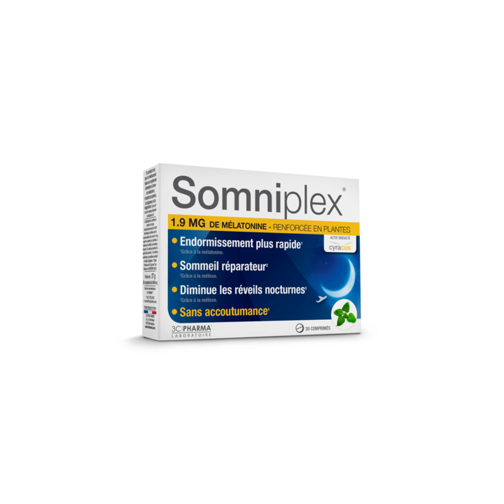 Somniplex comprim&eacute; 3C Pharma - bo&icirc;te de 30 comprim&eacute;s