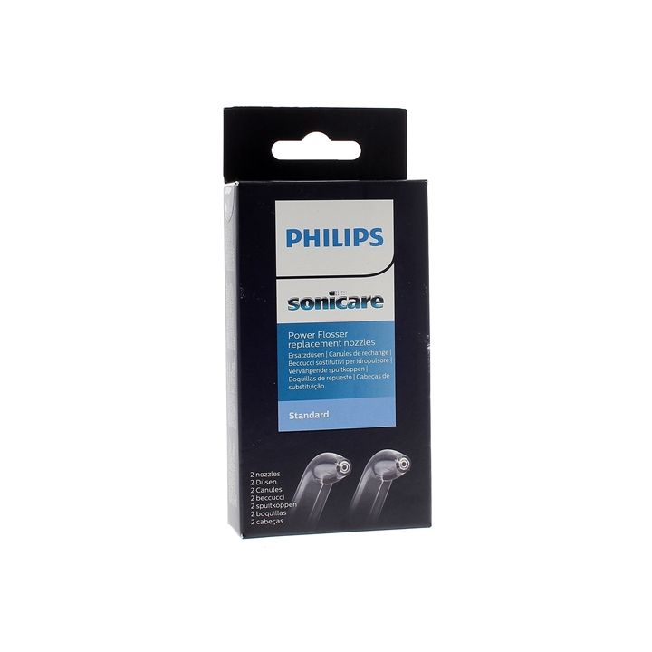 Sonicare Canule standard pour hydropulseur Power Flosser Philips - bo&icirc;te de 2 canules de rechange