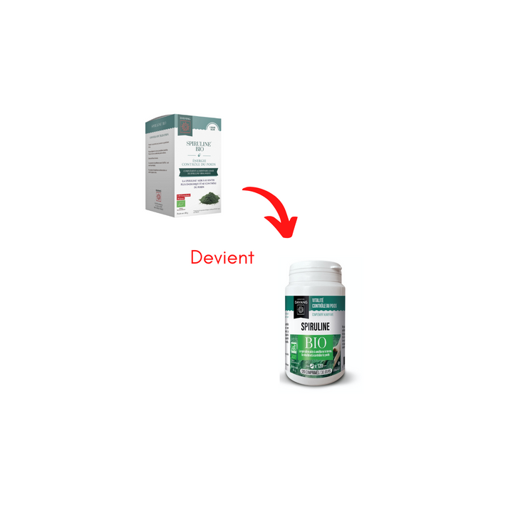 Spiruline Bio &eacute;nergie/controle du poids Dayang - boite de 120 comprim&eacute;s