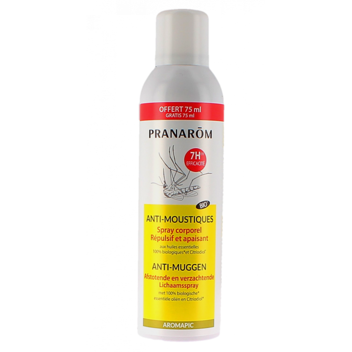 Aromapic Spray corps anti-moustique Pranar&ocirc;m - spray de 200ml