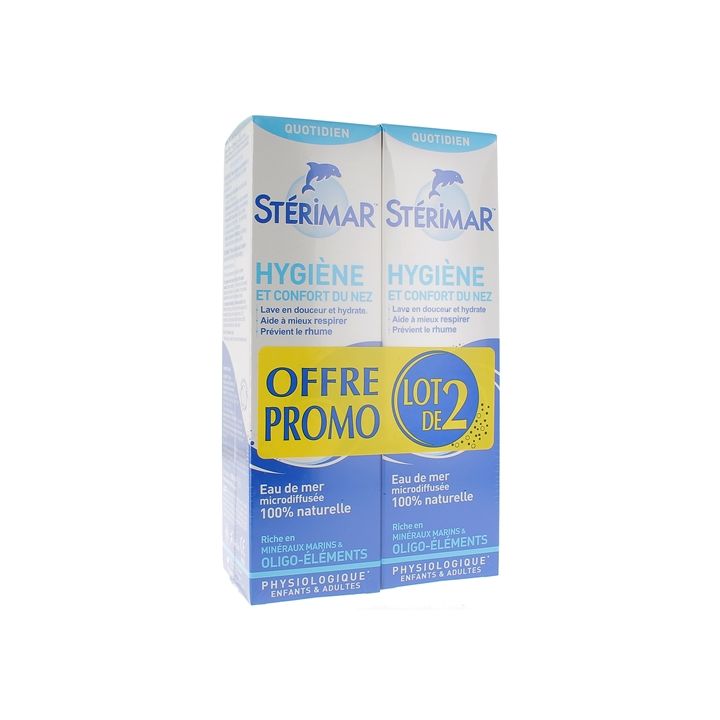 St&eacute;rimar hygi&egrave;ne du nez - lot de 2 sprays de 100ml