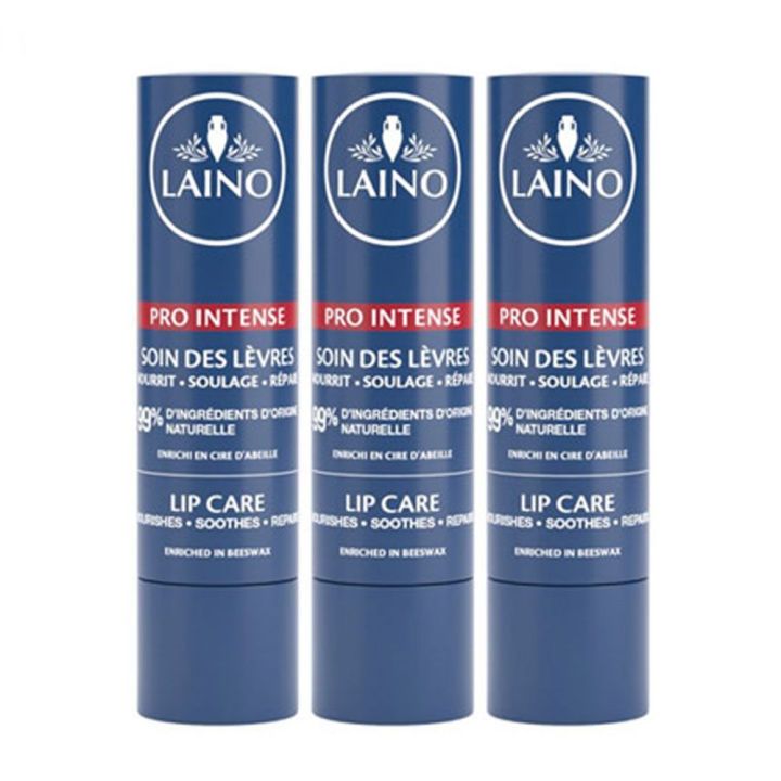 Stick l&egrave;vres pro intense Laino - lot de 3 sticks de 4g