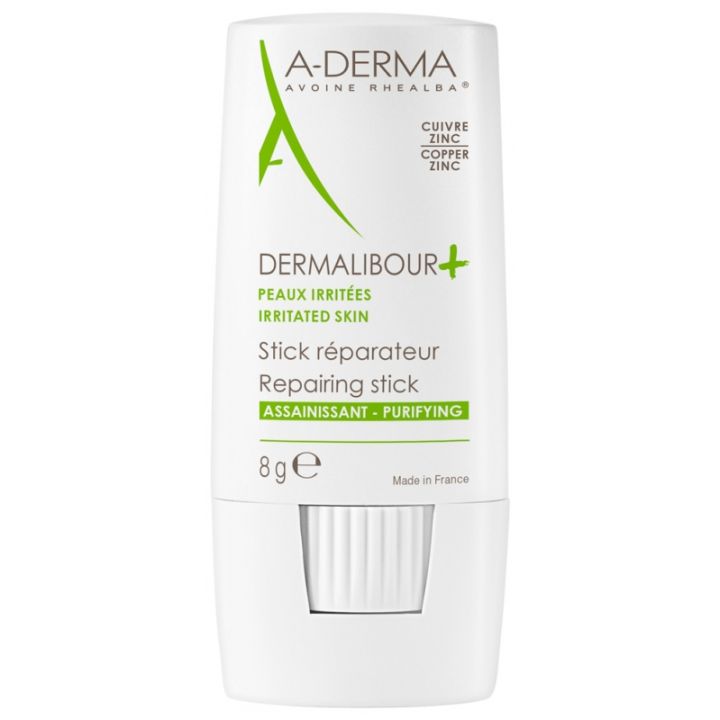 Stick r&eacute;parateur assainissant Dermalibour+ A-Derma - stick de 8 g