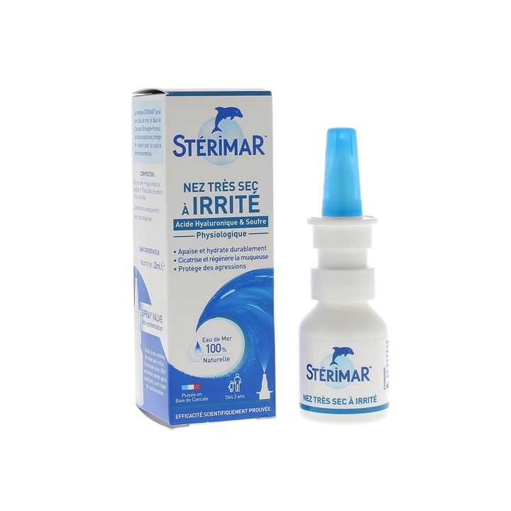 Stop & Protect nez sec et irrit&eacute; spray nasal St&eacute;rimar - spray valve anti-contamination de 20 ml
