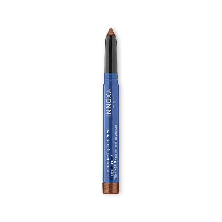Stylo ombre &agrave; paupi&egrave;res longue tenue brun cuivr&eacute; Innoxa - stylo de 1,4g