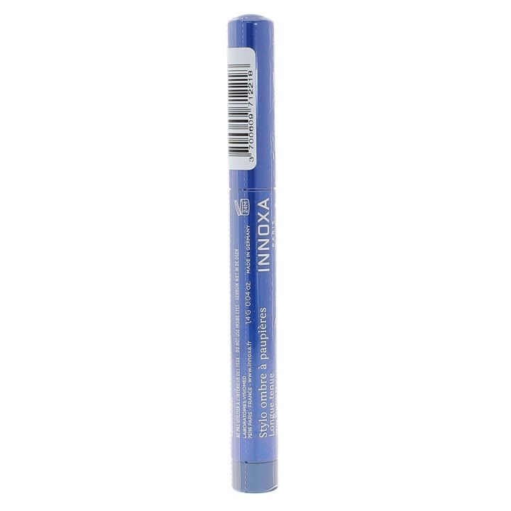 Stylo ombre &agrave; paupi&egrave;res longue tenue bleu azur Innoxa - 1 stylo de 1,4g