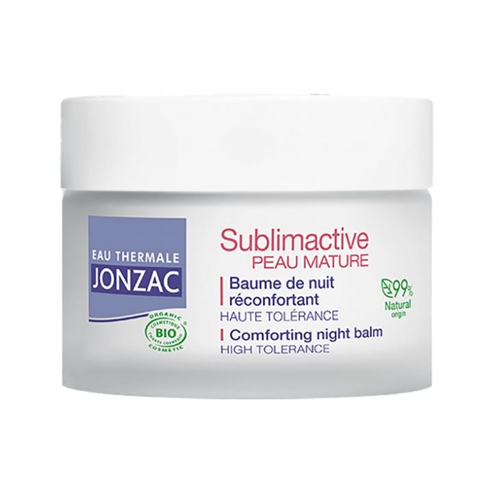 Sublimactive Peau mature Baume de nuit r&eacute;confortant bio Eau Thermale Jonzac - pot de 50 ml