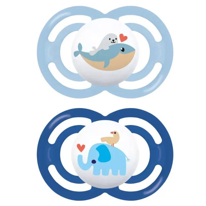 Sucette Perfect Better together 6 mois+ silicone MAM - 2 sucettes