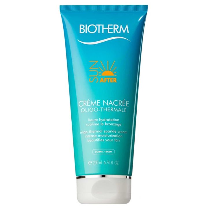 Sun After Cr&egrave;me nacr&eacute;e oligo-thermale Biotherm - tube de 200 ml