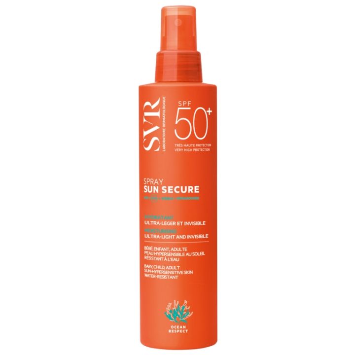Sun Secure Spray hydratant SPF50+ SVR - spray de 200 ml