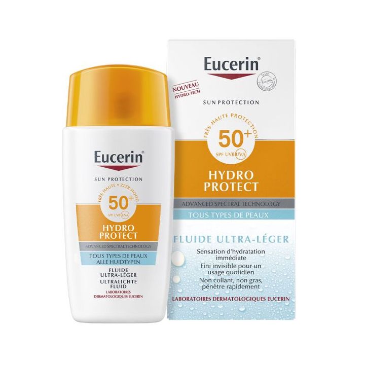 Hydro Protect Fluide ultra-l&eacute;ger SPF 50+ Eucerin - flacon de 50 ml