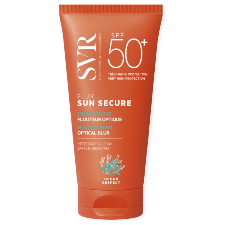 Sun Secure Blur Cr&egrave;me mousse flouteur optique SPF 50 SVR - tube de 50 ml