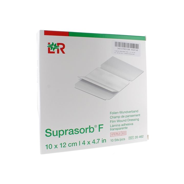 Suprasorb F Champ de pansement 10x12cm Lohmann & Rauscher - 10 pi&egrave;ces