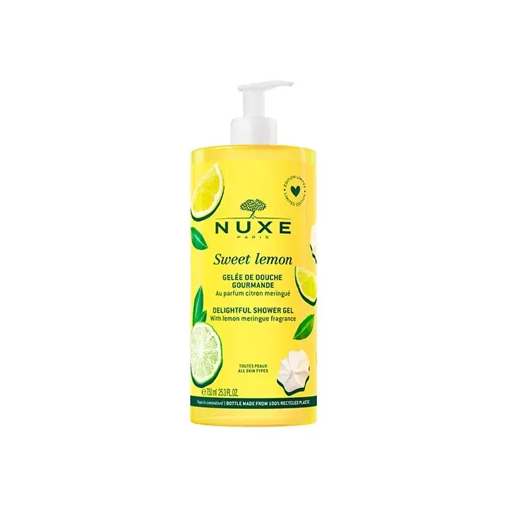 Sweet Lemon gel&eacute;e de douche gourmande Nuxe - flacon-pompe de 750ml