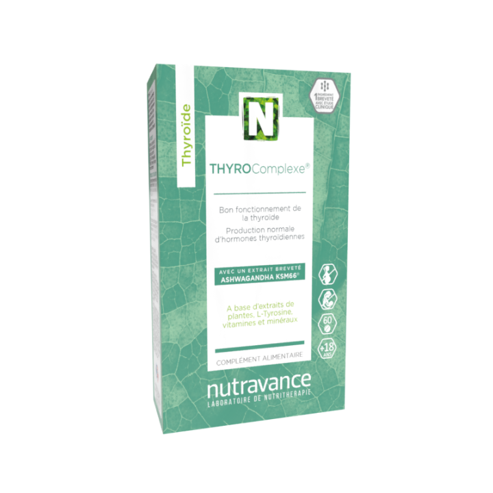 THYROComplexe Nutravance - bo&icirc;te de 60 comprim&eacute;s