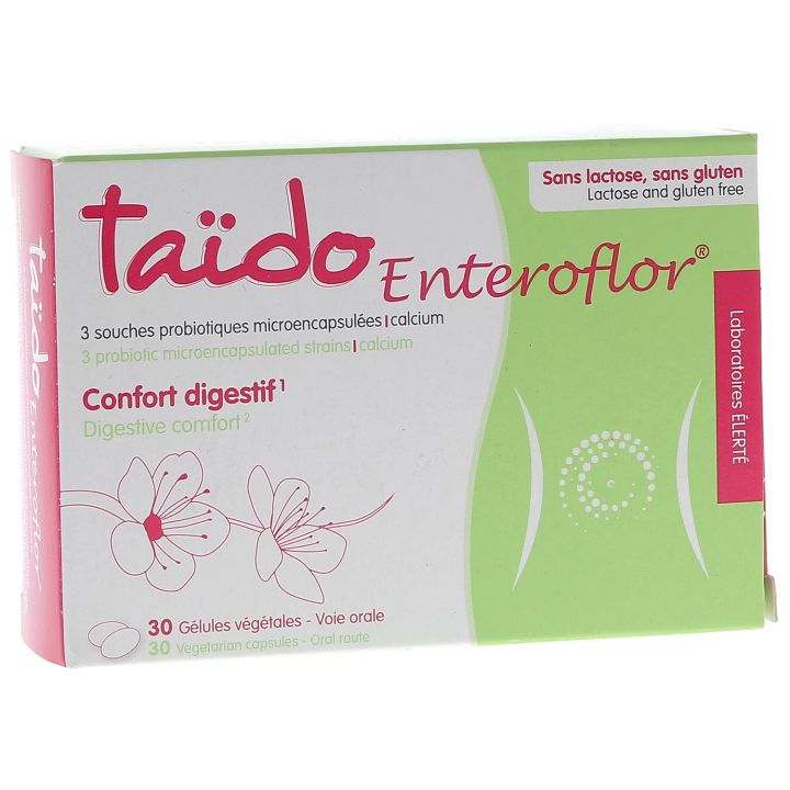 Ta&iuml;do Enteroflor Elert&eacute; - boite de 30 g&eacute;lules