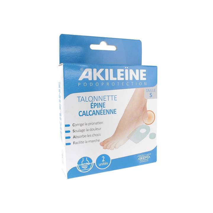 Talonnette &eacute;pine calcan&eacute;enne Akile&iuml;ne podoprotection - 2 unit&eacute;s (1 paire)