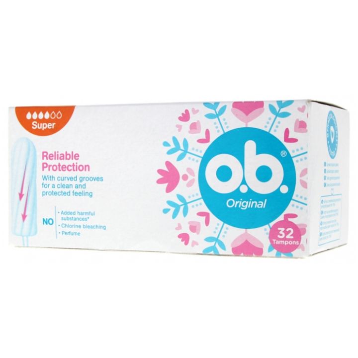 Tampons original super o.b. - bo&icirc;te de 32 tampons