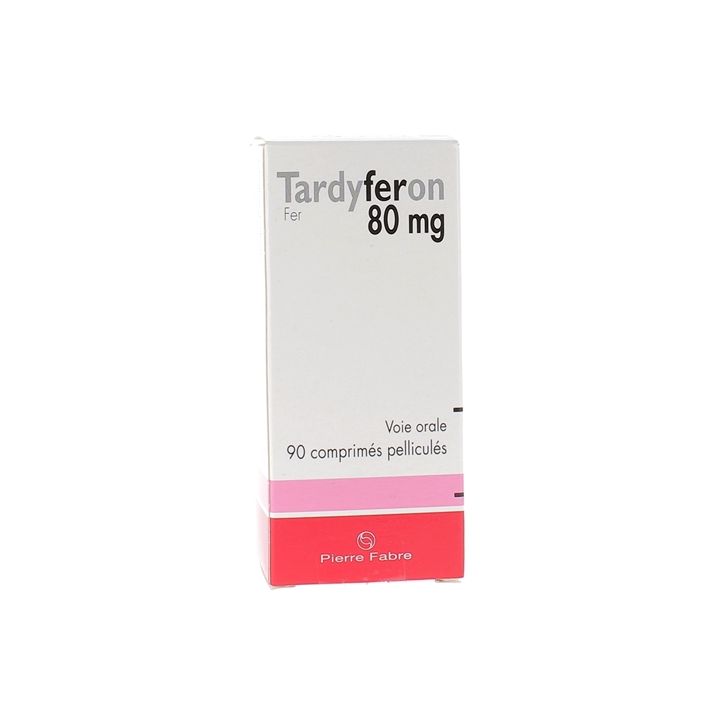 Tardyferon 80mg - bo&icirc;te de 90 comprim&eacute;s pellicul&eacute;s