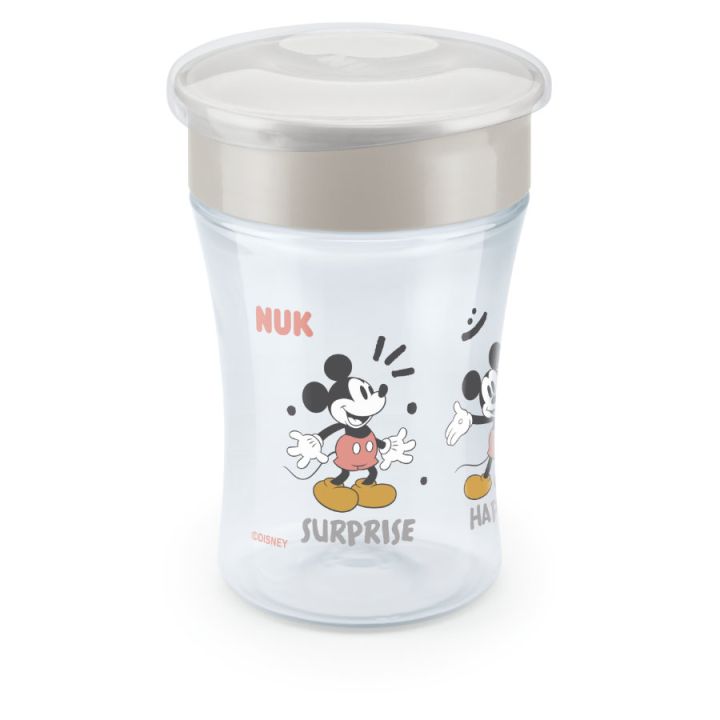 Tasse enfant Magic Cup Mickey Mouse d&egrave;s 8 mois NUK - tasse de 230 ml