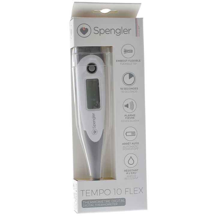 Tempo 10 Flex Thermom&egrave;tre digital flexible Spengler - un thermom&egrave;tre