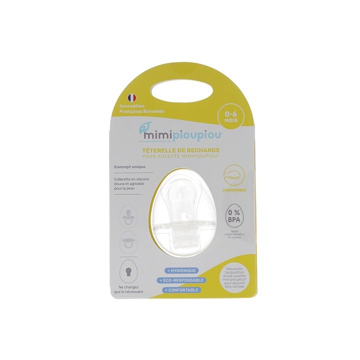 T&eacute;terelle anatomique adaptable 0-6 mois Mimipioupiou - une t&eacute;terelle