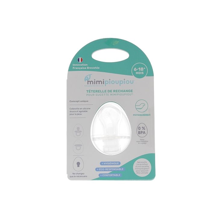 T&eacute;terelle physiologique adaptable 6-18 mois Mimipioupiou - une t&eacute;terelle