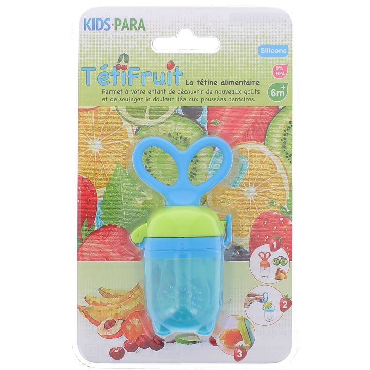 T&eacute;tiFruit T&eacute;tine Alimentaire Kids Para - 1 t&eacute;tine de couleur bleu