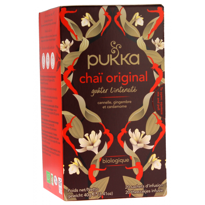 Cha&iuml; original bio Pukka - boite de 20 sachets