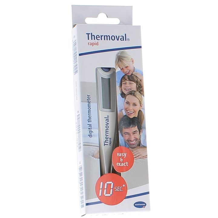 Thermom&egrave;tre digital blanc Thermoval rapid Hartmann- un thermom&egrave;tre