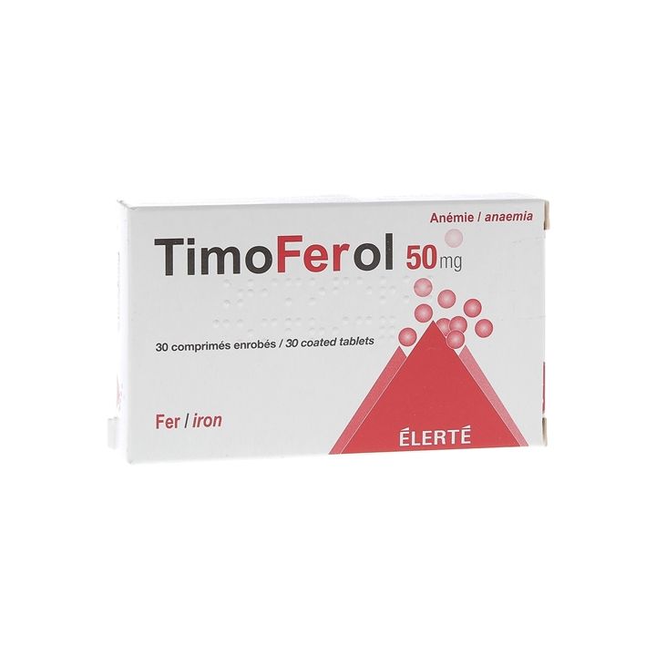 Timof&eacute;rol 50mg - bo&icirc;te de 30 comprim&eacute;s enrob&eacute;s