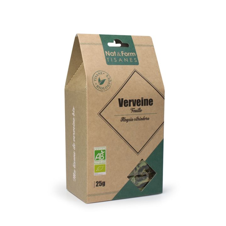 Tisane Feuille de Verveine Bio D&eacute;tente Nat & Form - sachet de 25 g