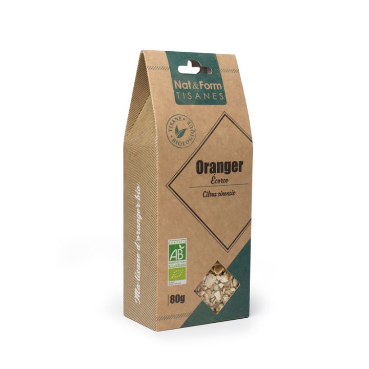 Tisane Oranger &eacute;corse bio Nat & form - sachet de 80 g