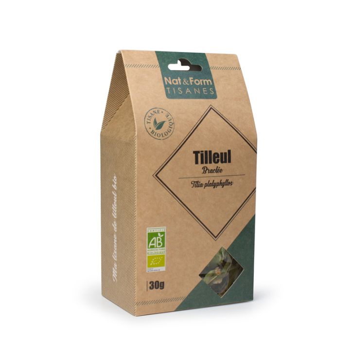 Tisane Tilleul Bract&eacute; Bio Nat & Form - sachet de 30 g