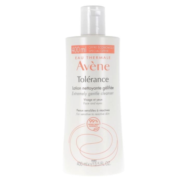 Tol&eacute;rance Lotion nettoyante g&eacute;lifi&eacute;e Av&egrave;ne - flacon de 400ml