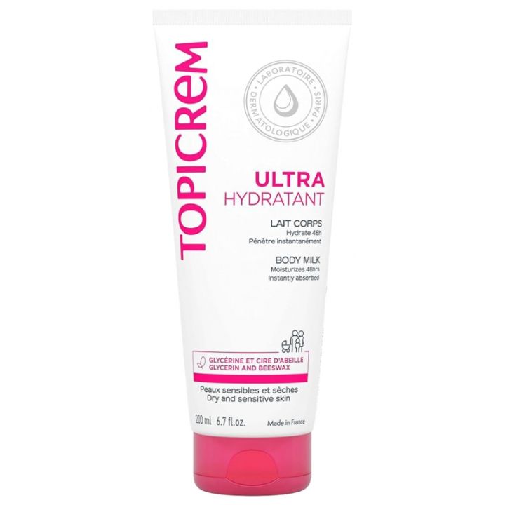 Ultra-Hydratant Lait corps Topicrem - tube de 200 ml